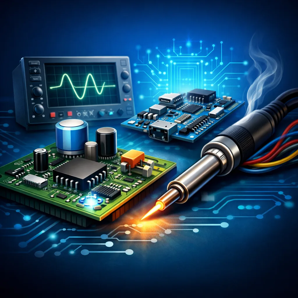 Analyse de circuits électroniques complexes et oscilloscope
